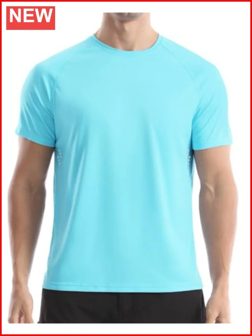 Men's UPF 50+ Swim Shirt Sun Protection Rash Guard Quick Dry T-Shirt